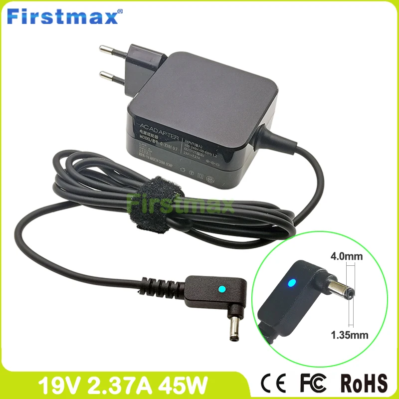 19V 2.37A 45W ac power adapter laptop charger for Asus U38 X201 X453M U38D X201E X453MA U38DT X202 X553M U38K