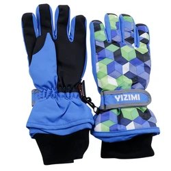 Guantes gruesos de invierno para mujer, manoplas de esquí para hombre, a prueba de frío, para moto de nieve, protección de manos, cálidos