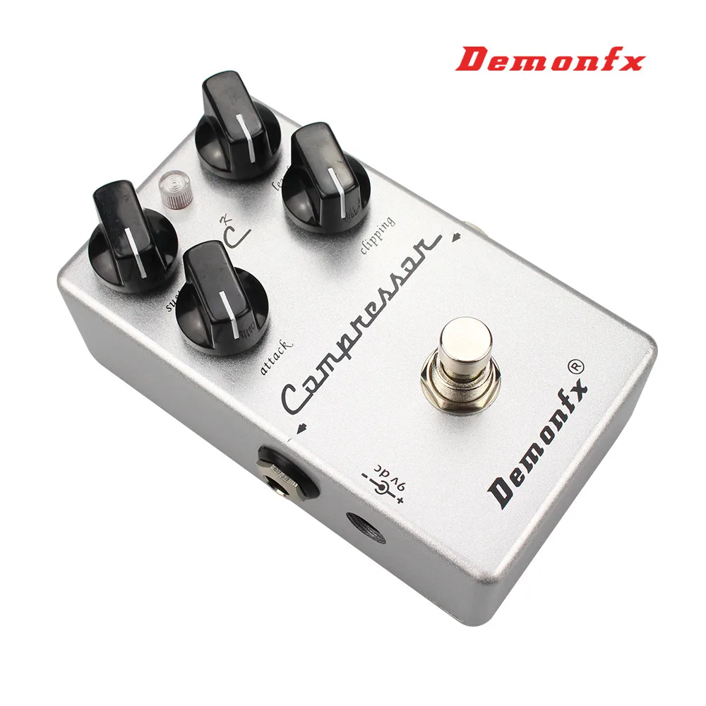 Demonfx Hochwertiger CK 4-Knopf-Kompressor Gitarreneffektpedalkompressor mit True Bypass Clone K C4 Kompressor