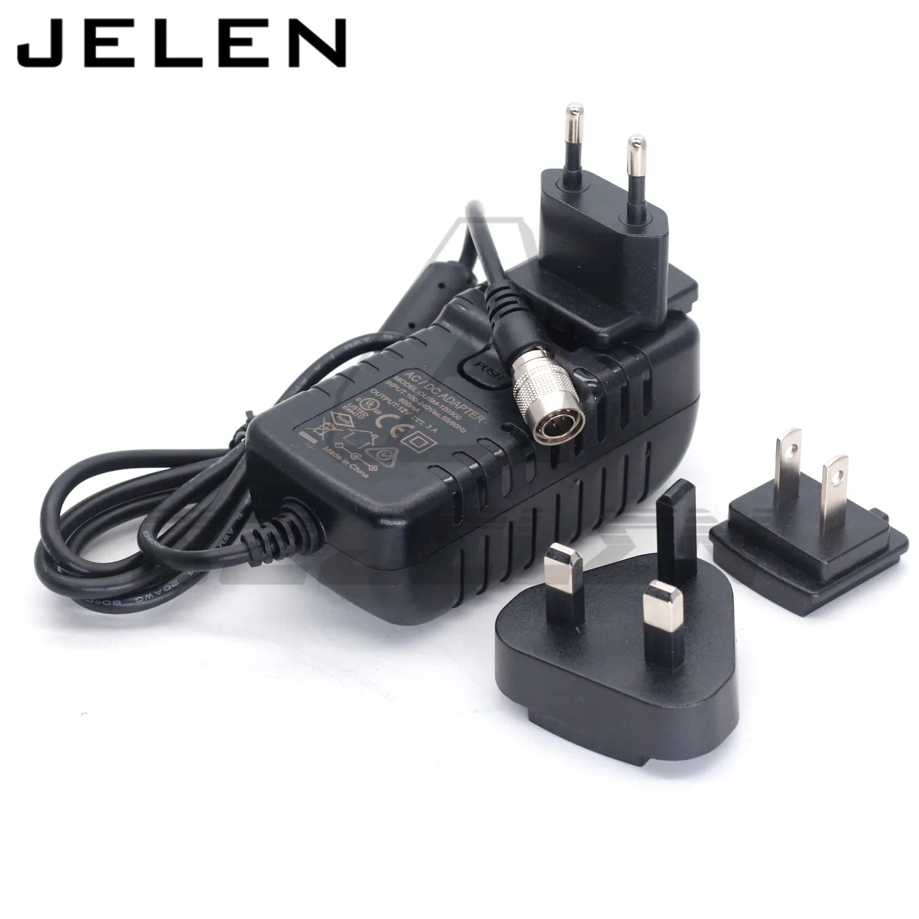 

110-220V to 12V 4pin for Sound Devices 688 788T , zoom F4 F8 power cable 1.2m