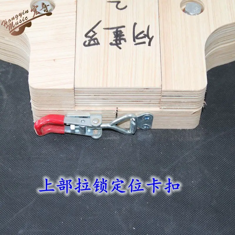 Classical guitar production assembly inside and outside mold Sound Beam Model Assembly Mold