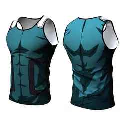 Summer Men Boys Sports Gym Running Basketball Boxing Vest Thermal Undershirt Skins Cool Tees Tank Top 7 Colors Size S-4XL