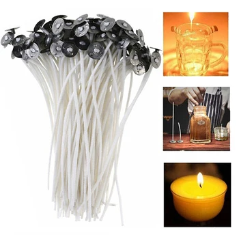 20PCS Candle Wicks Pre-waxed Wicks DIY Candle Making Cotton Candle Wick 9/12/15/17/20cm…
