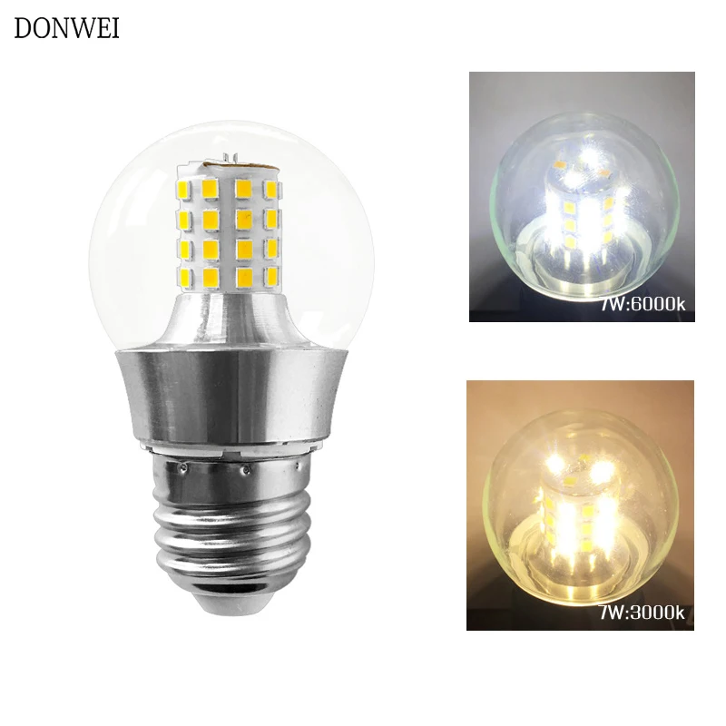 

DONWEI E27 LED Bulb AC 110V 220V 5W 7W 9W 12W Corn Light Bulb Lampada SMD 2835 No Flicker Energy Saving Led Bulb Lights