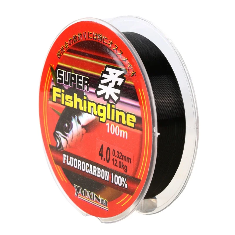 new 100M Nylon Fishing Line Super Strong Fluorocarbon Coated Monofilament Fishing Leader Line Wear-resistant Carp Fishing Wire