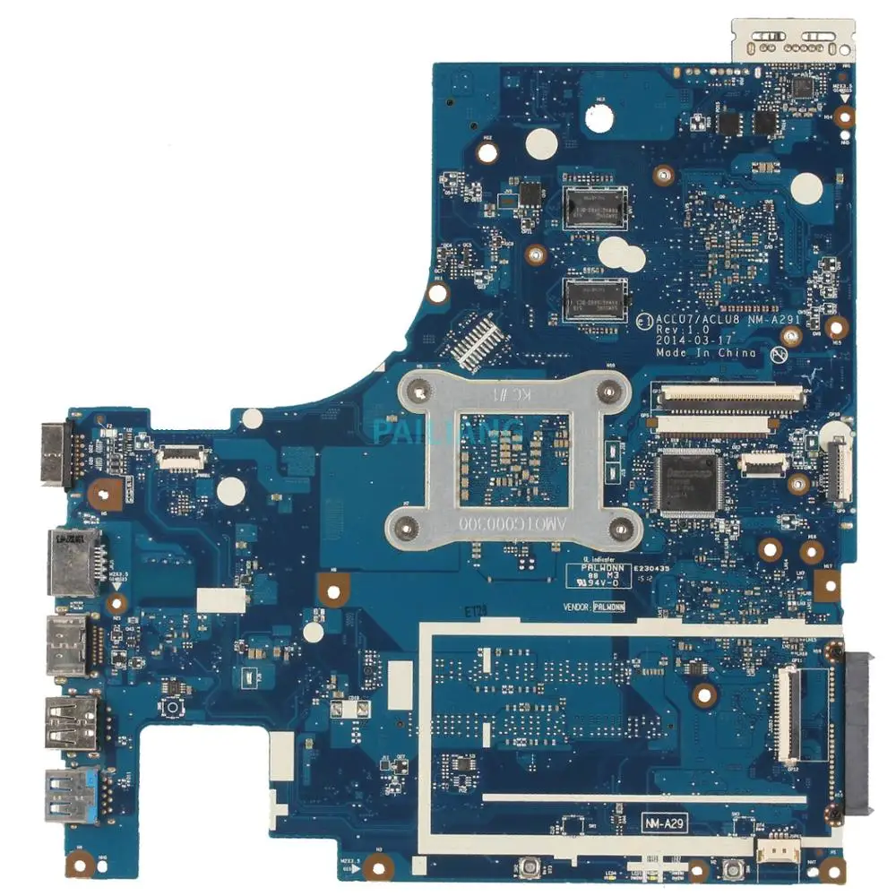 PAILIANG Laptop motherboard For Lenovo Ideapad Z50-75 5B20F66782 NM-A291 Mainboard Core AM7300 216-0856040 TESTED DDR3