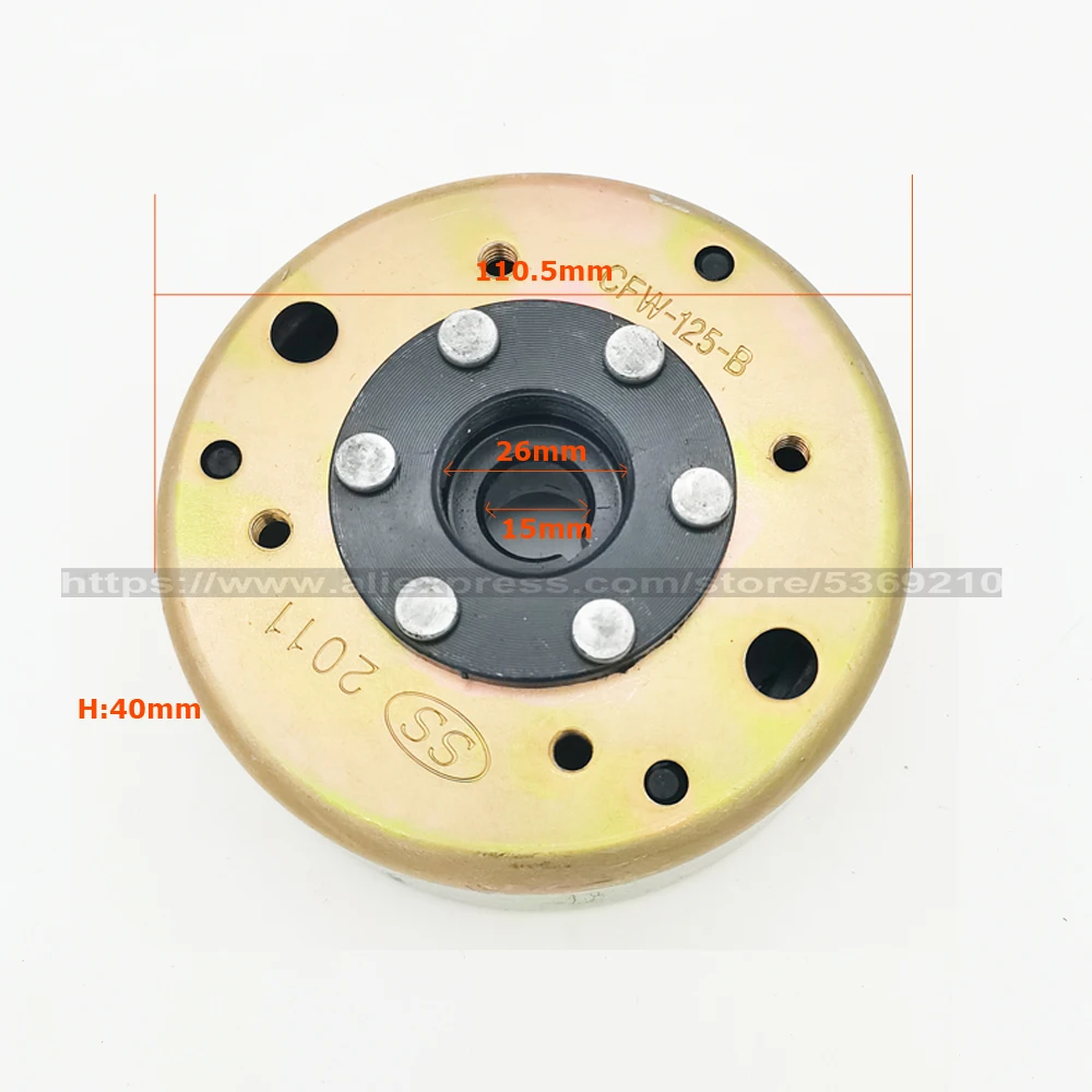 Magneto stojan 6 polak koło zamachowe do skuter GY6 125CC 150CC wykwalifikowanych