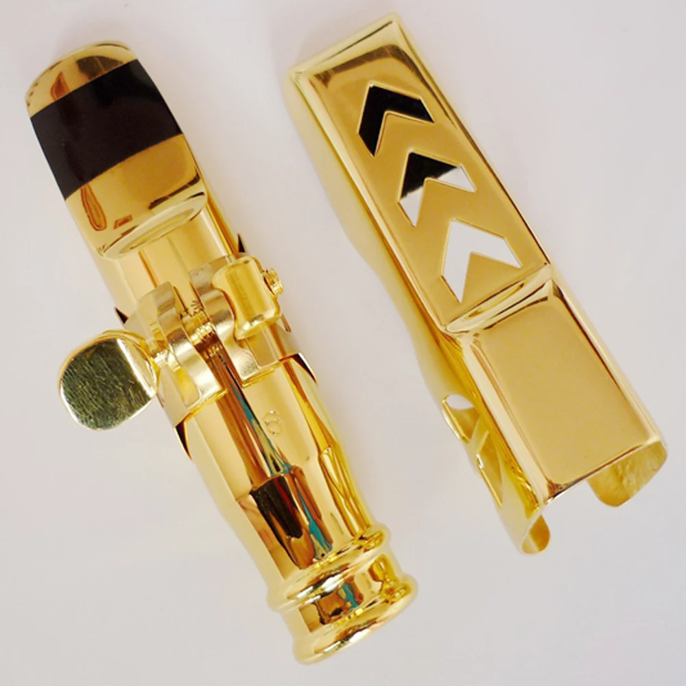 

New MFC Tenor Soprano Alto Saxophone Metal Mouthpiece Professional Advanced Sax Mouthpiece Accessories Gold Plating