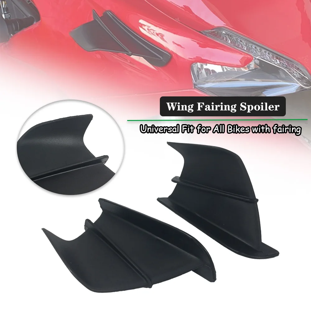 

Motorcycle Accessories Decoration Winglet Aerodynamic Wing Fairing Kit Pneumatic Spoiler For Motorbikes Scooters Cruisers Parts