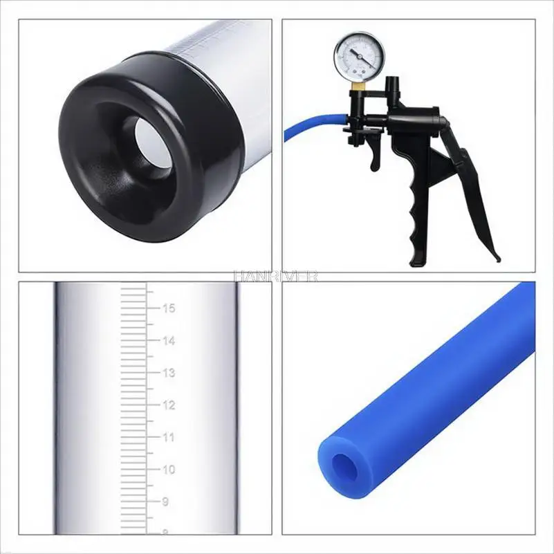 Male sex toys penis enlargement vacuum penis pump adult products adult masturbation for men sex pom-coccus silicone inl