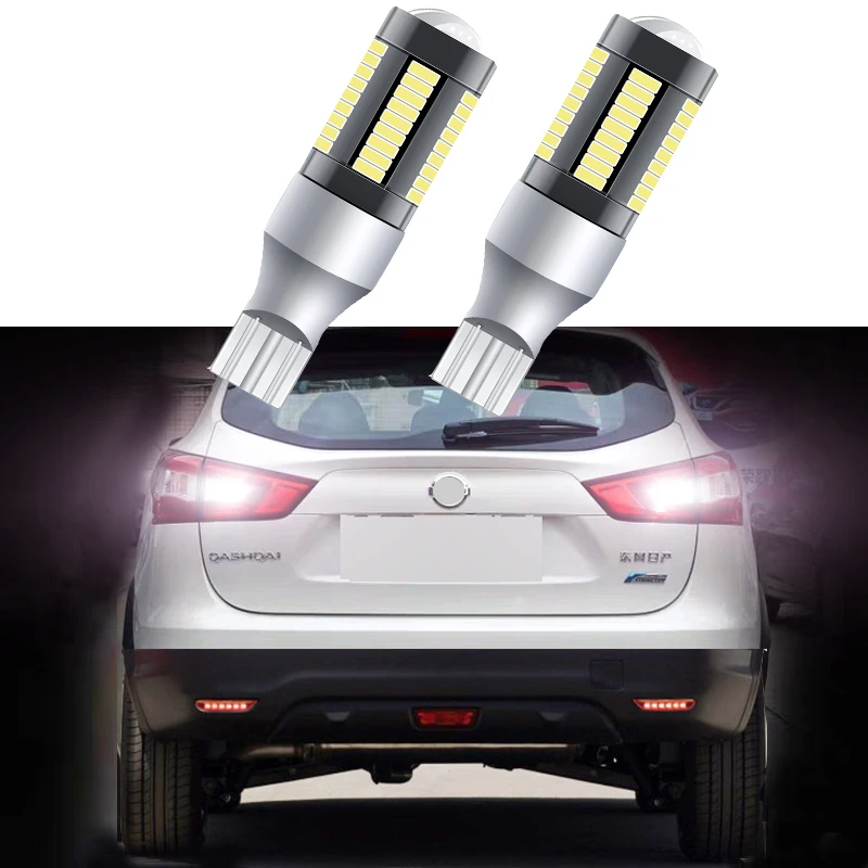 

2pcs W16W 921 T15 Super Brightness For Nissan Qashqai J11 2014 -2017 2018 2019 2020 2021 2022 2023 Back Up Reversing Lights Lamp