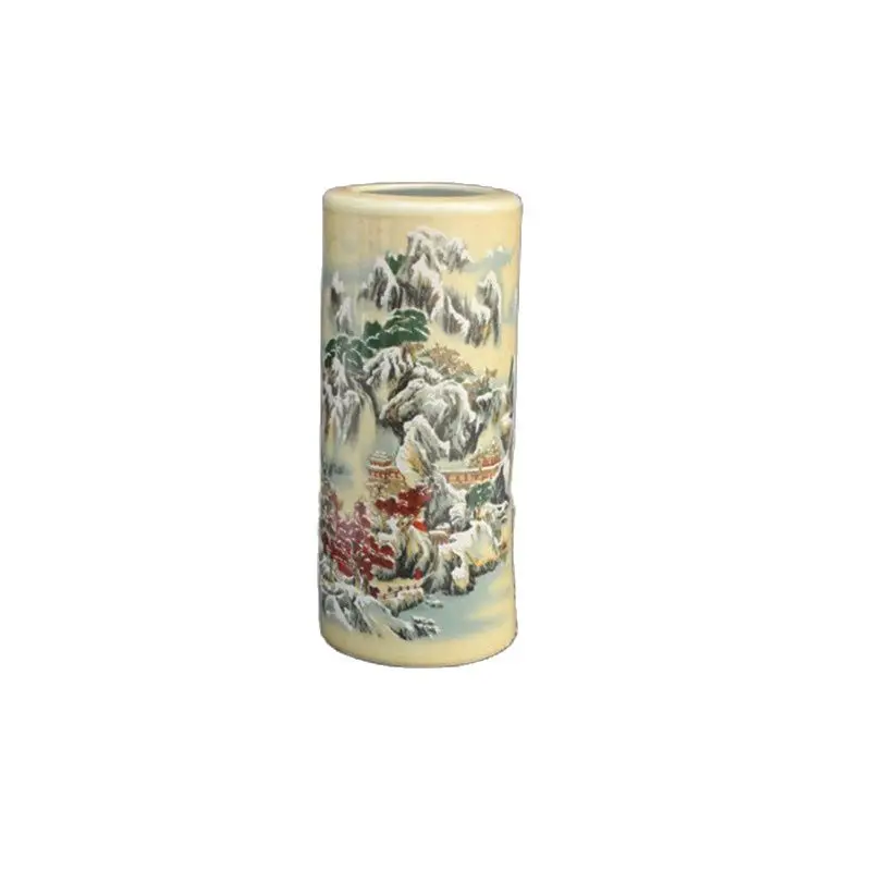 

Chinese Old Porcelain,Pastel China, Penholder ,Vase