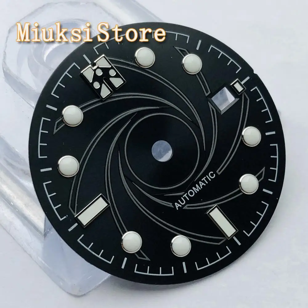 Bliger 1pcs 31mm blue/green/black/gray sterile dial for ETA 2836/2824,Mingzhu DG2813/3804,Sea gull1612,Miyota 82 series movement