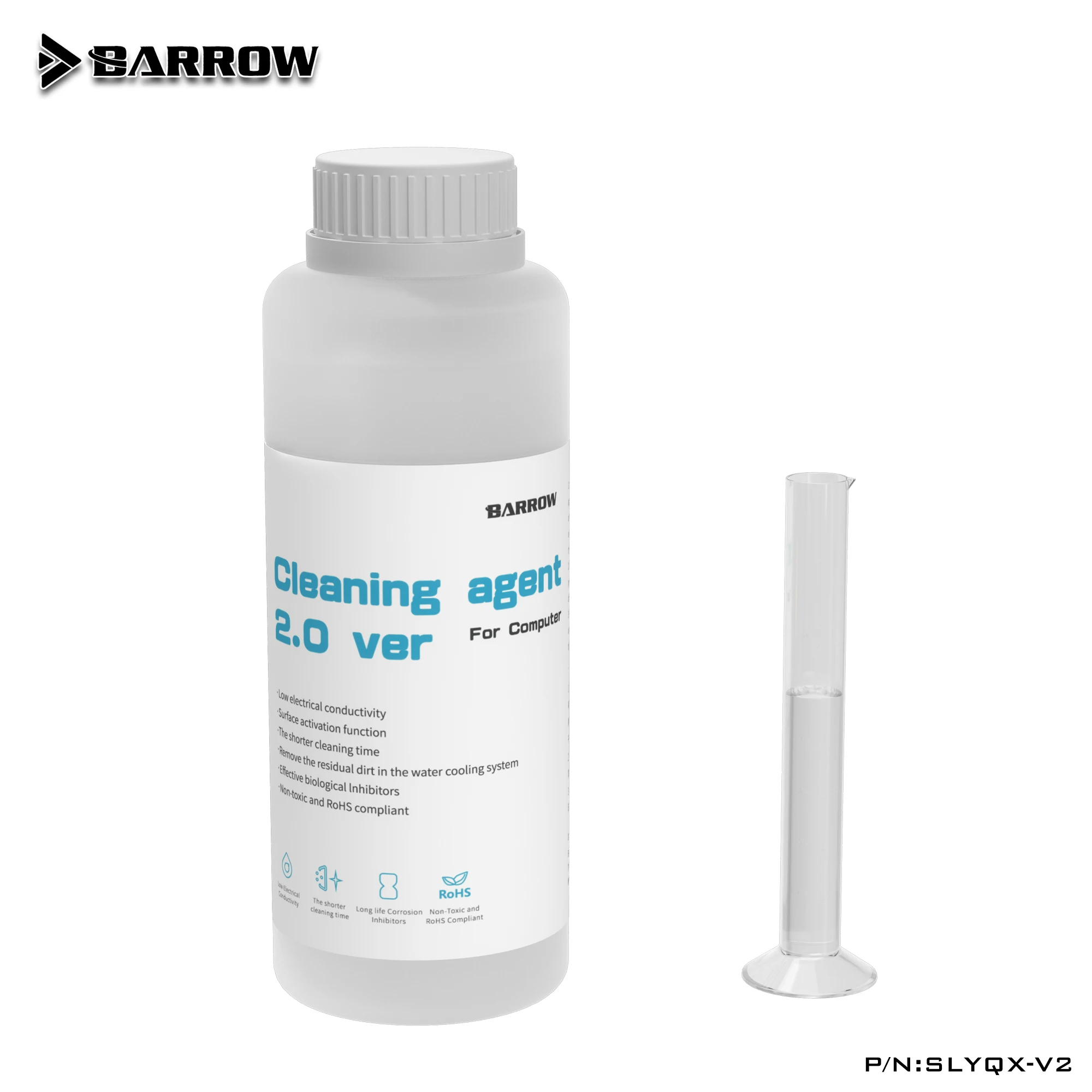 

Barrow PC Water Cooling Cold Liquid 473ML Liquor Transparent Non-conductive Thermal Conductive Liquid Thermal Fluid SLYQX-V2