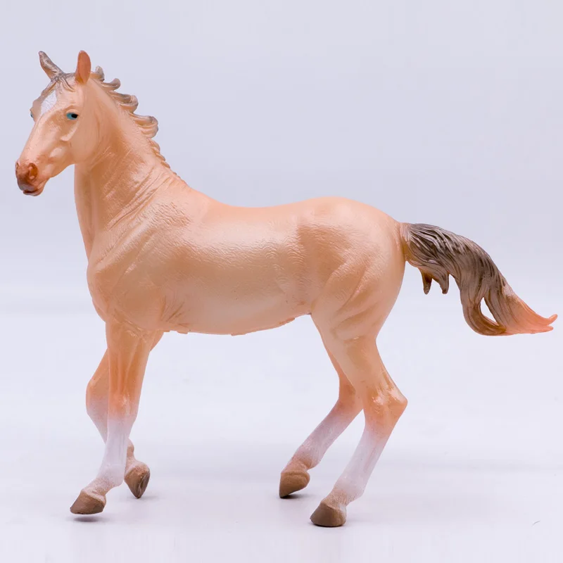 CollectA Cavallo Paese Fattoria Degli Animali Akhal-Teke Mare Perlino modello di Simulazione del Giocattolo Figura #88623