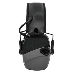 Tactical Electronic Shooting Hearing Protection Noise Protection Earmuffs Ear Protectors Noise Reduction Headphones Gray