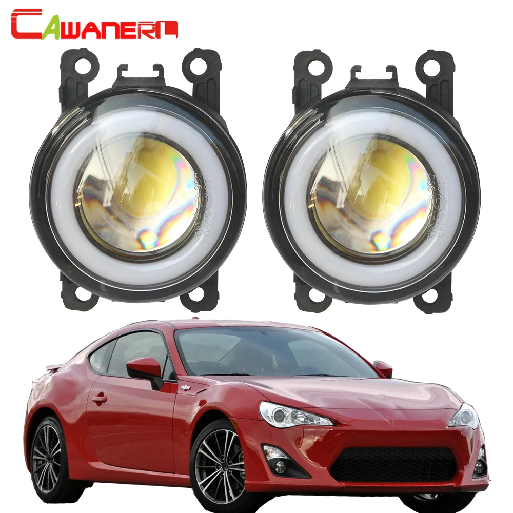 

Cawanerl For Scion FR-S FRS 2012-2016 Car 30W LED Fog Light 3000LM COB Angel Eye DRL Daytime Running Lamp H11 12V 2 Pieces