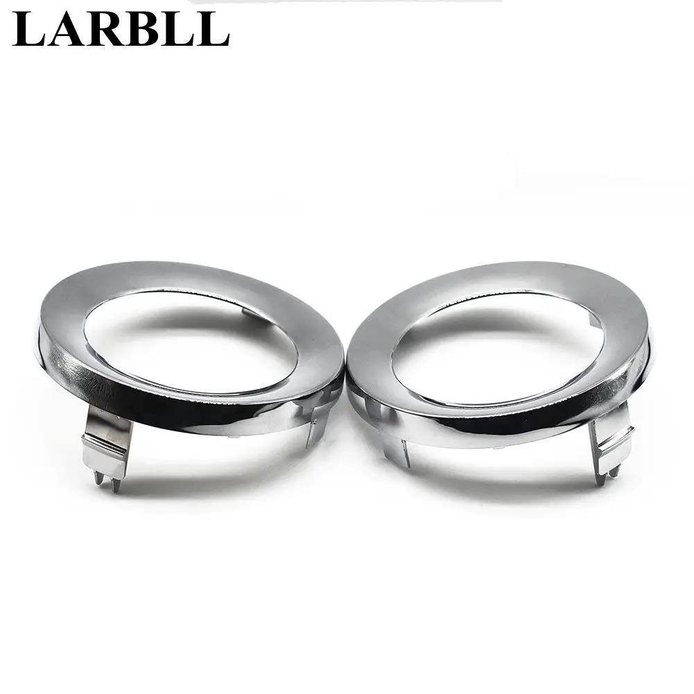 LARBLL Chrome Pair Front Fog Light Lamp Silver Cover Frame For SUBARU FORESTER 2009-2013 IMPREZA WRX STI  2008-2010