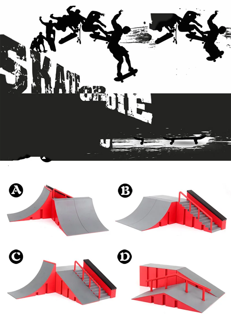 5 pièces Mini jouets de planches à roulettes-ensemble de planche à roulettes en plastique Cool pour adultes, enfants adolescents
