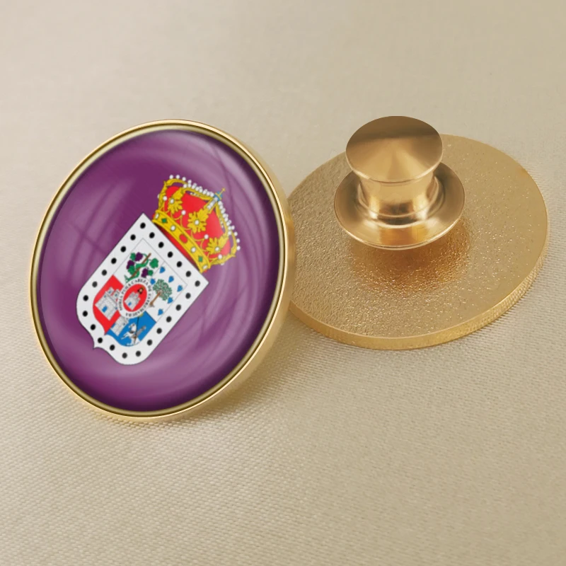 Insignias de broches de solapa con bandera de la provincia de Soria de España