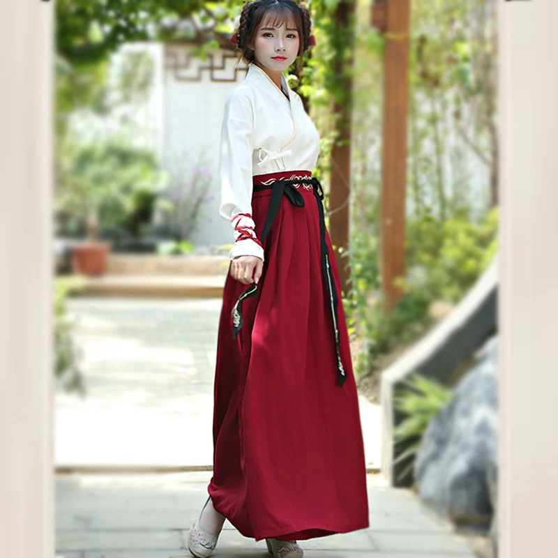 Chinese Nationale Volksdans Kostuum Ханьфу Oude Han-dynastie Zwaardvechter Cosplay Hanfu Vrouwen Outfit Prinses Kleding Hanfu