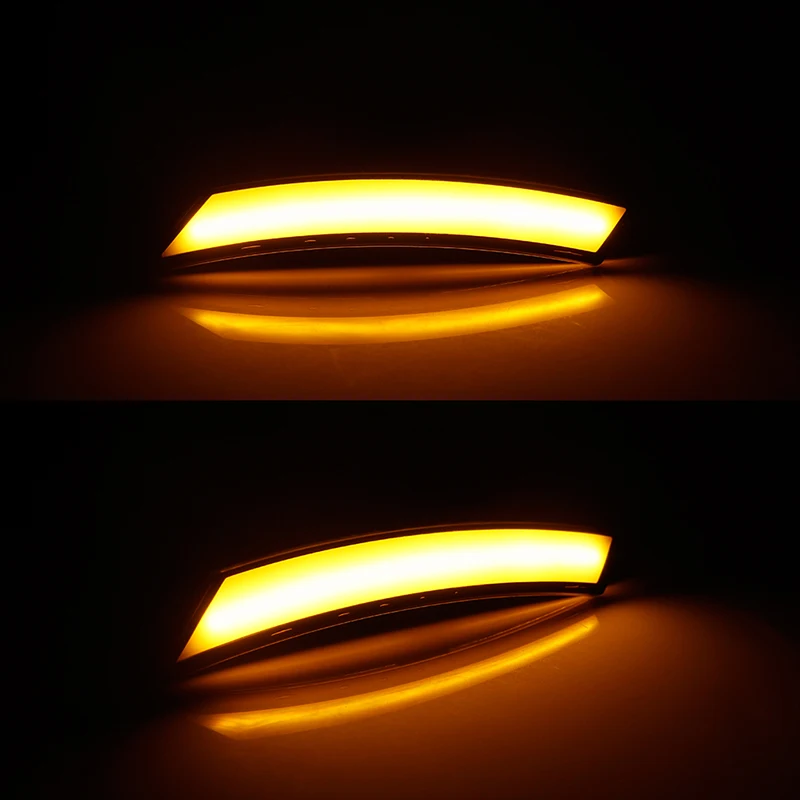 Smoked Lens Amber Full LED Front Side Marker Lights Wheel Arches Lights For 2006-2010 Pontiac Solstice & 2007-2010 Saturn Sky