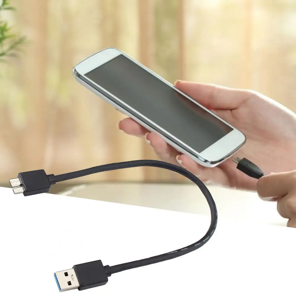 USB 3 0 Male A to Micro B Cable For External Hard Drive Disk HDD Data Cord Power Charging Cable For S5 Note3