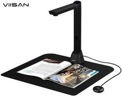 VIISAN VK16 Scanner per documenti di libri Scanner portatile ad alta definizione da 16 MP per insegnanti di ufficioTaglia formato A3 multilingue