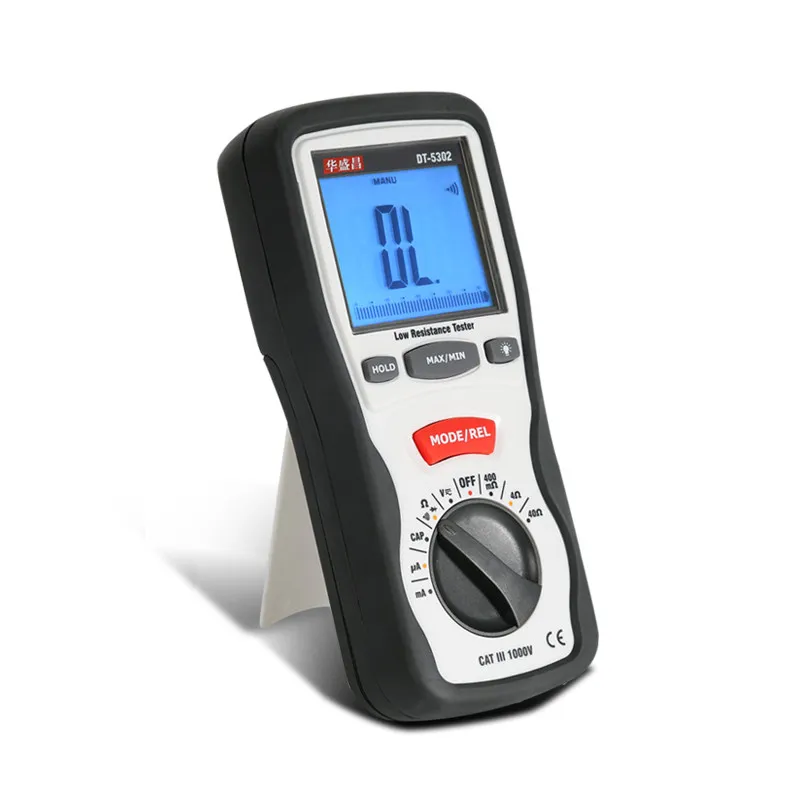 DT-5302 Low Resistance tester Professional grounding resistance tester digital insulation resistance tester