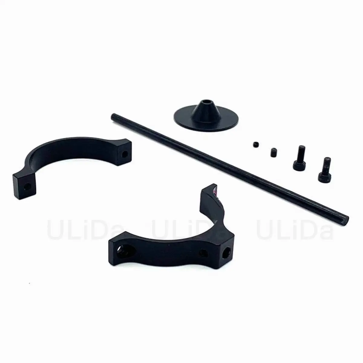 Universal GPS Antenne Halterung Metall für 30mm 40mm Rohr DIY RC Quadcopter Anlage Schutz UAV Landwirtschaft Drone schwarz