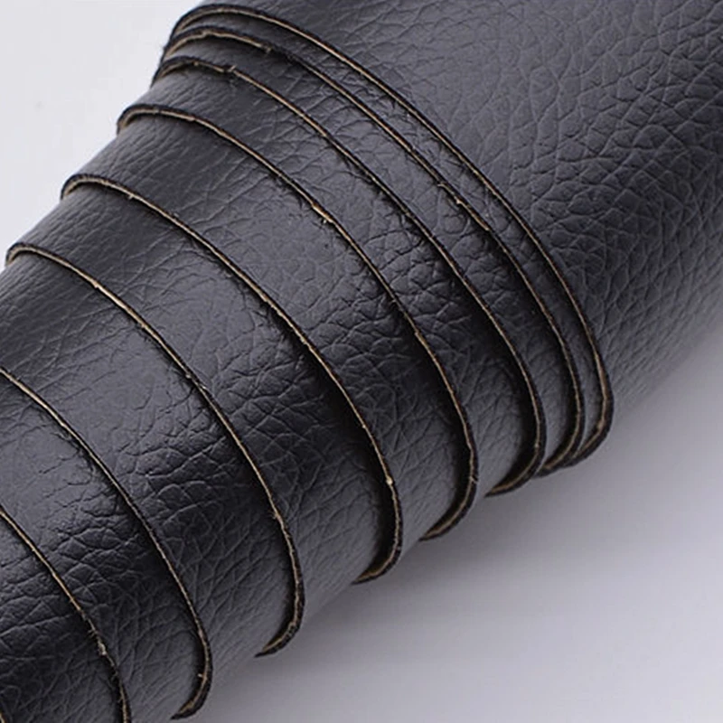 PU Synthetic Leather Fabric, Artificial Leather Furniture Fabric, Self-Adhesive Leather Fixed Paste Sofa Repair Subsidy Process