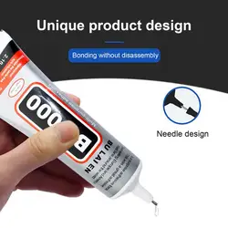 2Pcs B7000 Multi-purpose Glue Semi-fluid Strong Adhesive Waterproof Universal Glue DIY Jewelry Crafts for Metal