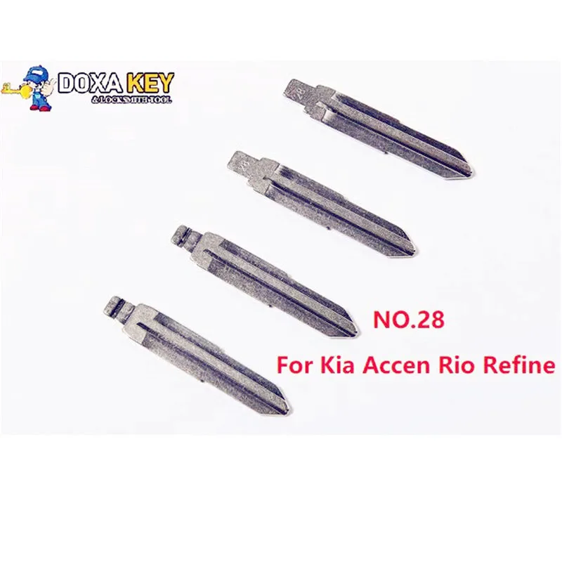 KEYDIY Đa Năng Lật KD Từ Xa Chìa Khóa Lưỡi Dao Cho Xe Kia Accen Rio Tinh Chỉnh Không. 28