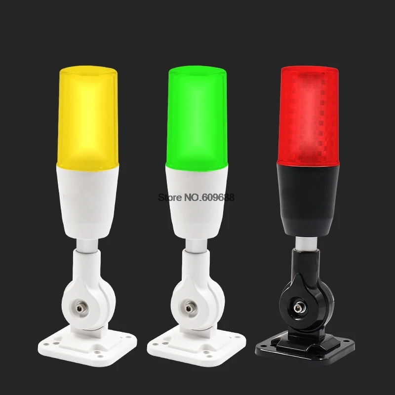 LED Warning Light Sound Light Alarm Machine Tool Working 3 color in one lamp Indicator 24V 220V