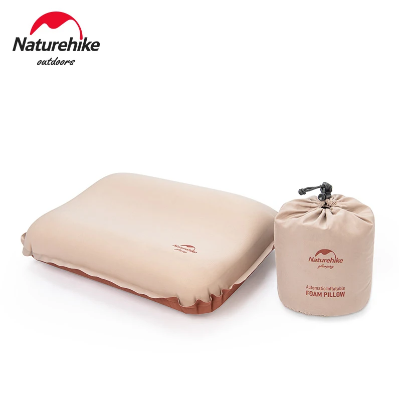 

Naturehike Camping Pillow Portable Sponge Inflatable Pillow Ultralight Folding Sleeping Pillow Outdoor Beach Travel Air Pillow