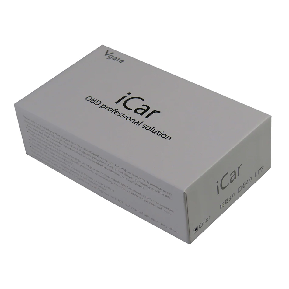 

Elm327 Автомобильные диагностические инструменты Bluetooth Vgate iCar3 Obd2 Сканер ELM 327 iCar 3 Obd 2 II Автоматические считыватели кодов Сканирование для Android