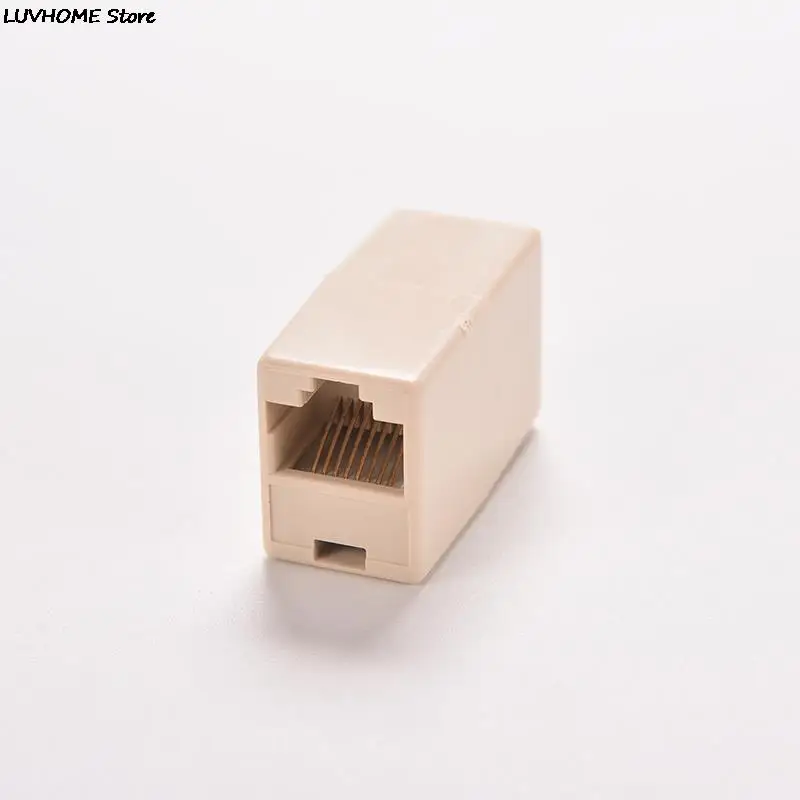 1 RJ45 Cat5 8P8C Socket Connector Coupler For Extension Broadband Ethernet Network LAN Cable Joiner Extender Plug