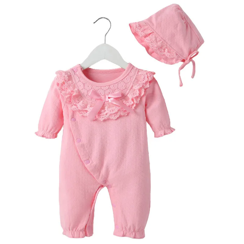 

Newborn Baby Girl Clothes 0 3 6 9 12 Months Romper Spring and Autumn Cotton Infant Jumpsuit Rompers Cute Baby Girl Clothing