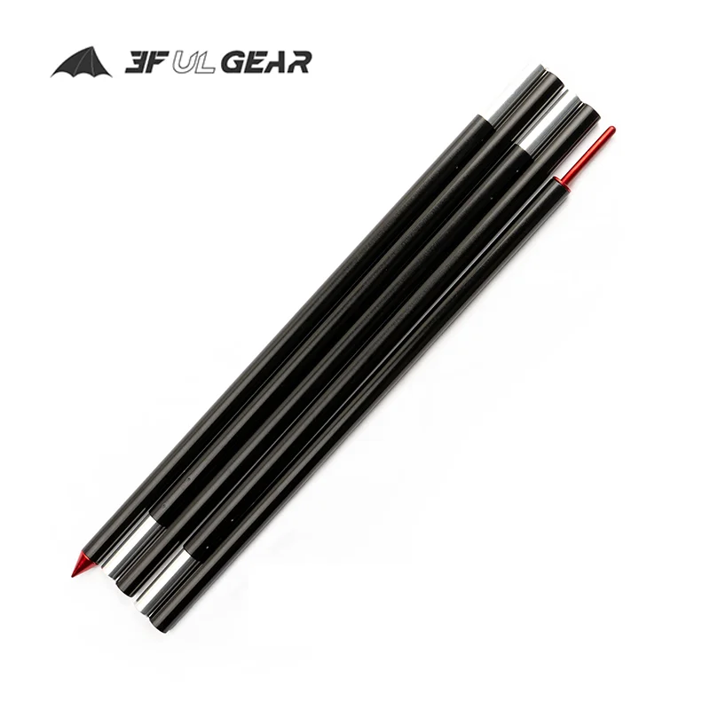 2 pack High Quality Outdoor Ultralight 7075 Aluminium Alloy Sun Shelter Support Rod Pole tarp poles