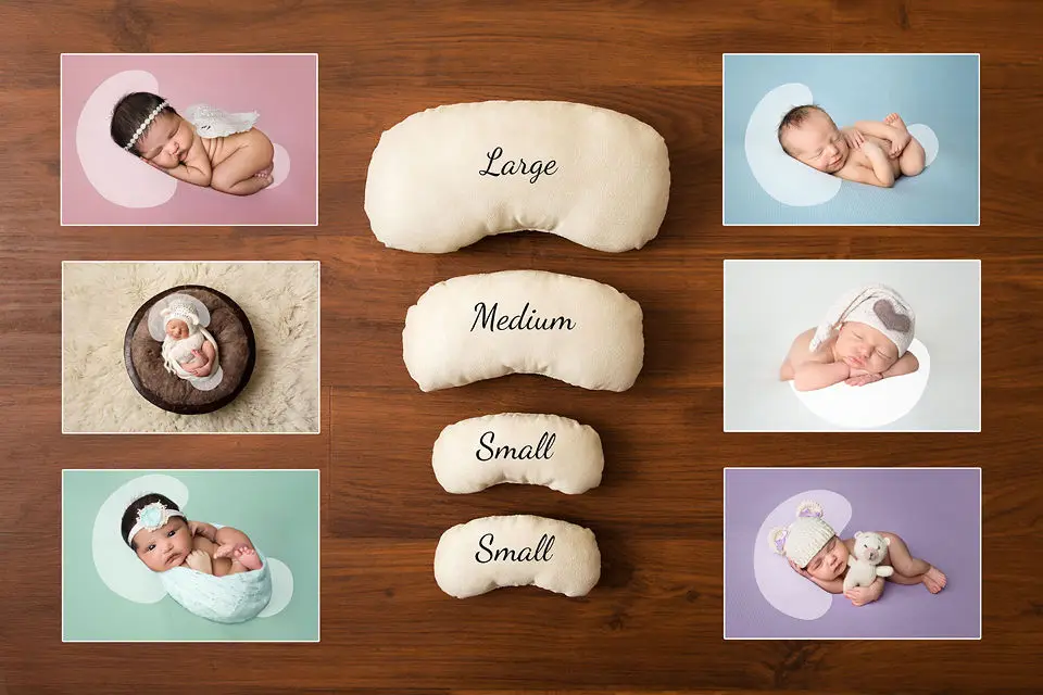 Hot Newborn Photography Posing Beans/ Pillows/ Props - 4 Pack Set Filled Baby Nest Posing Pod Aid Filled Stuff Poser Accessories