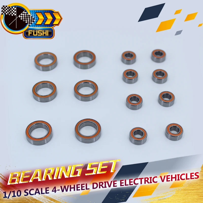 Volcano EPX PRO Monster Truck Bearing SET ( 14 Pcs) 1/10 Scale 4 Wheel Drive Electric Vehicles 02139 02138 Color Ball Bearings