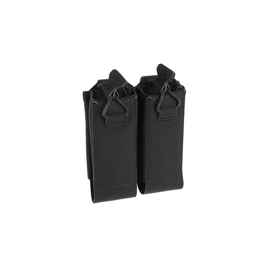 Tactical  .45 Double Magazine Pouch Vest Molle Mag Pouch Bags Multipurpose Toolkit Bag for Ump P90 Mpx