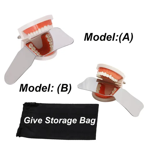 Imagen 2 del producto Espejos de fotografía de acero inoxidable Dental Reflector de ortodoncia intraoral esterilizable en Autoclave