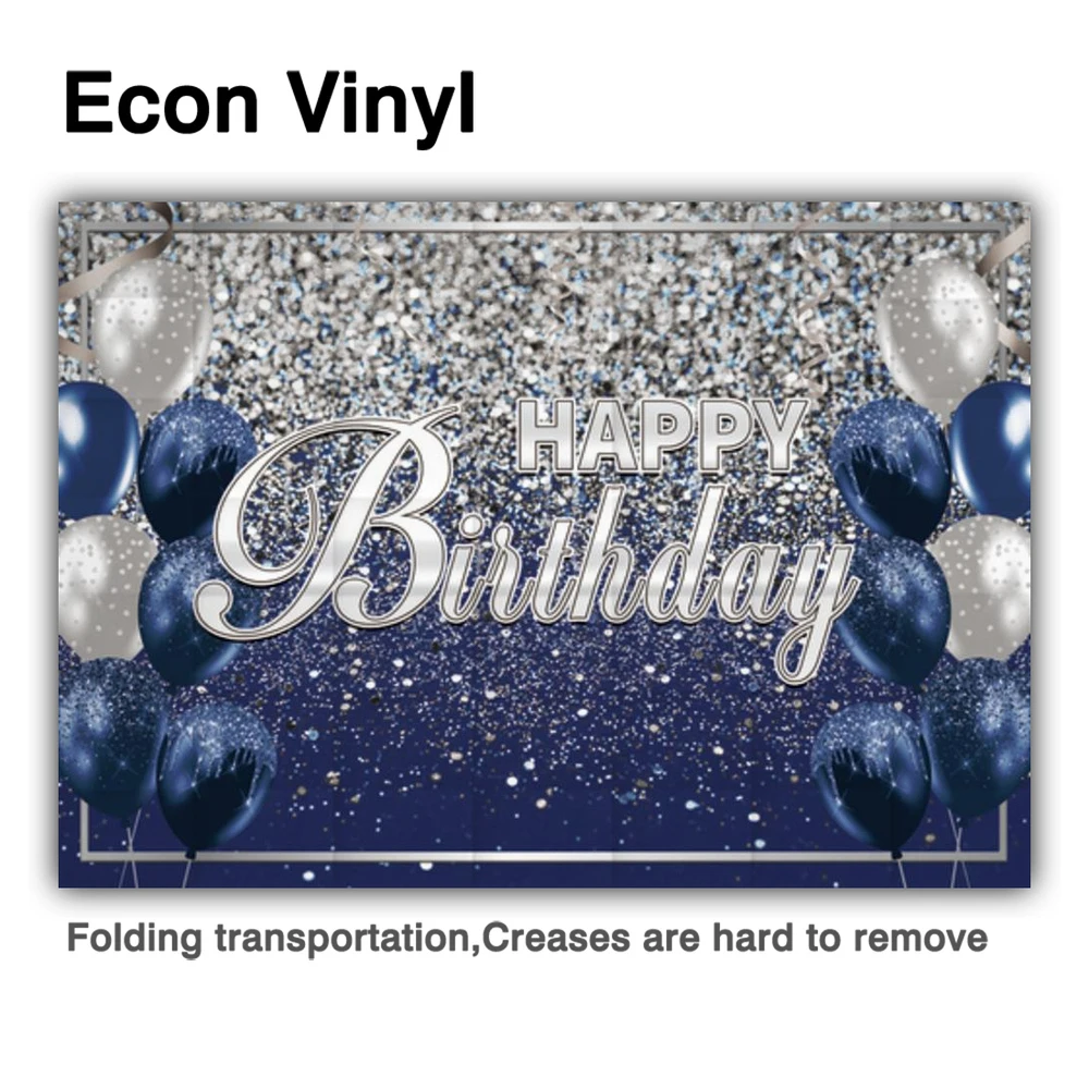 Funnytree 생일 축하 파티 반짝이 Bokeh 실버 배경 풍선 베이비 샤워 축하 초상화 Photozone 배경