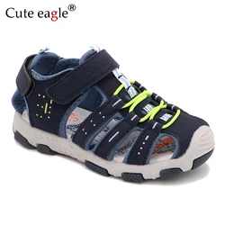 Cute Eagle-Sandalias de estilo playero para niños y niñas, zapatos deportivos escolares de marca y diseño veraniego, calzado infantil para playa, de talla 25 a 36