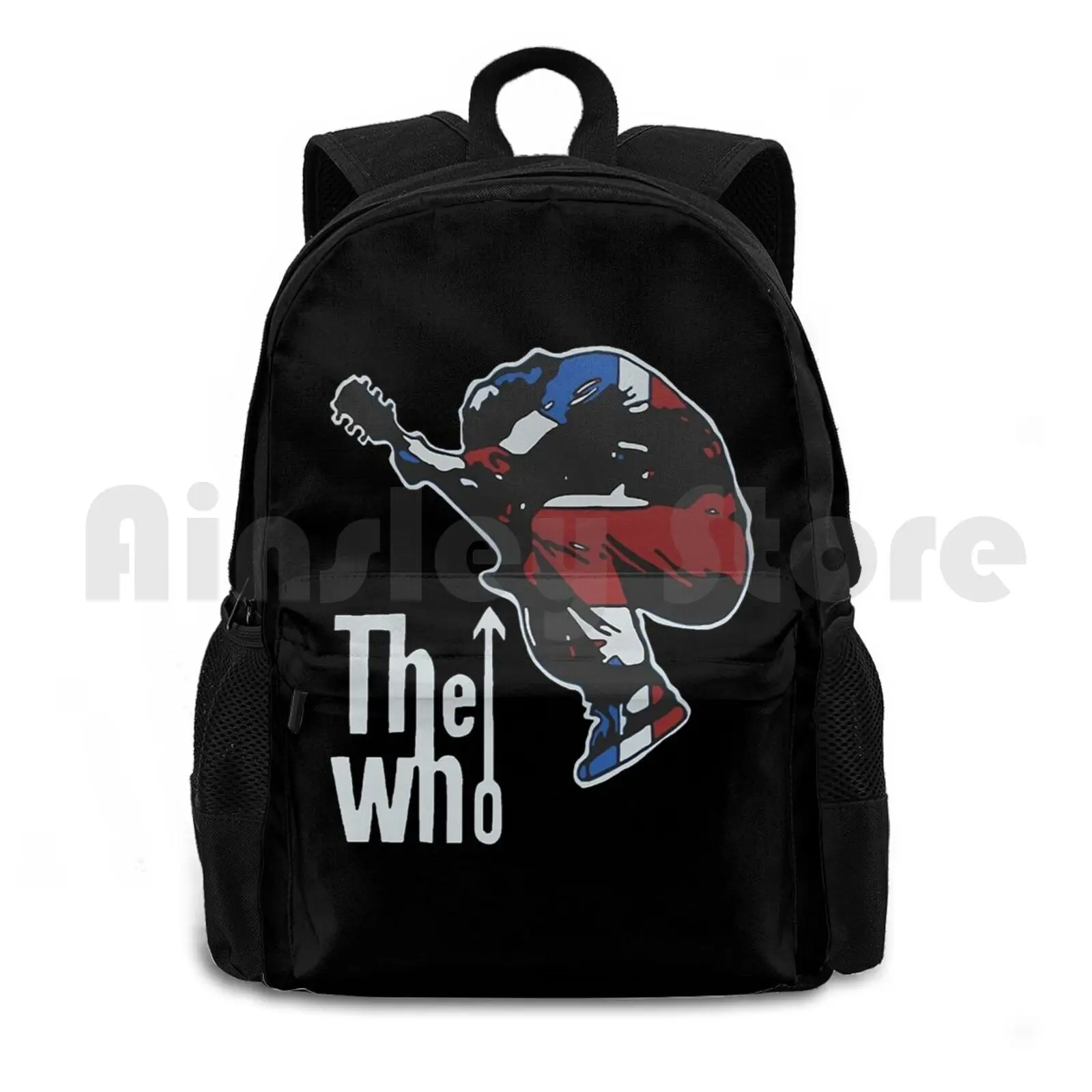 The W Outdoor Hiking Backpack Riding Climbing Sports Bag The Who Album Cover Daltrey My Generation Band Songs Concert Cincinati