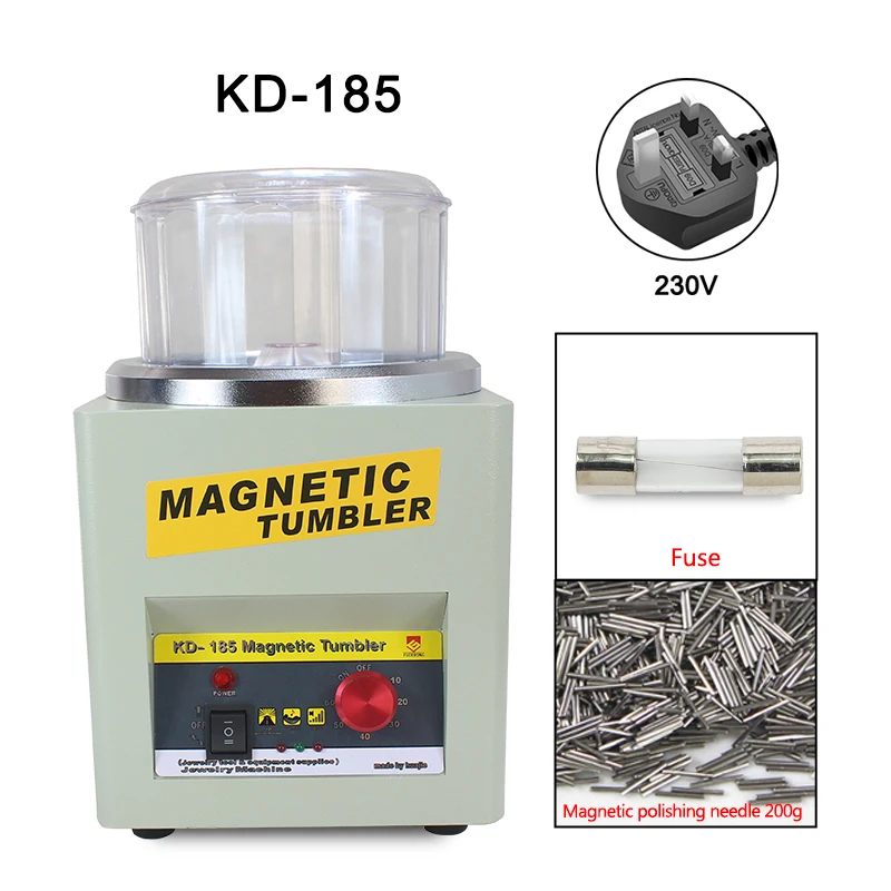 Magnetic Tumbler Polisher KD-185 2000RPM 1500g