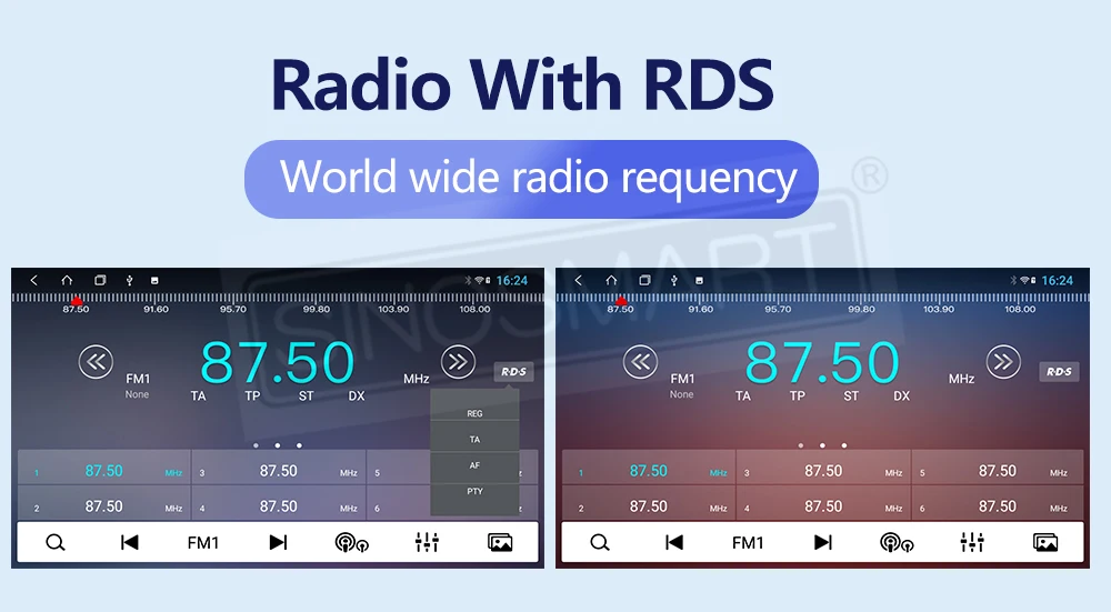 SINOSMART 9 Inch Android Radio für Mazda2 Mazda 2 Demio 2007–2014 LHD RHD | QLED 2.5D Display | GPS Navigation DSP 48EQ – Detail 19