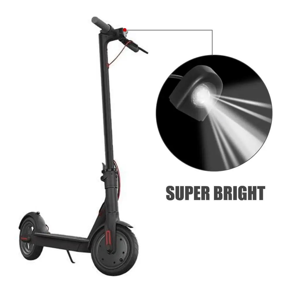 Headlights Front For Xiaomi M365 1S Pro MI Electric Scooter Light Lamp Led Replacement Parts