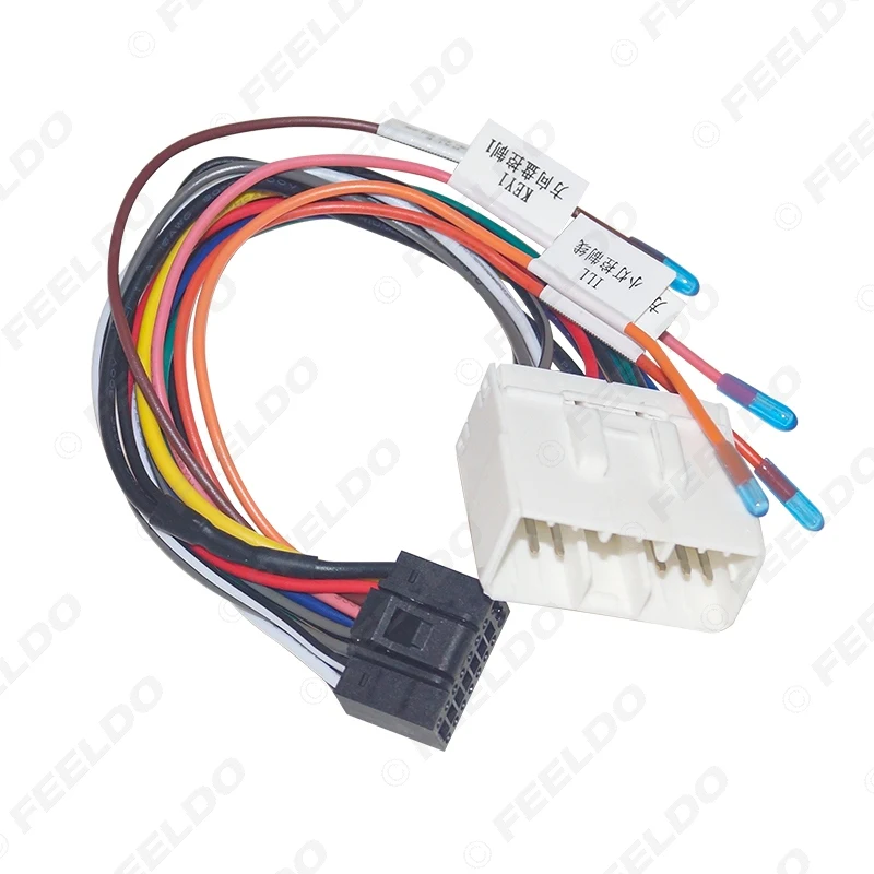 FEELDO Car Stereo Audio 16PIN Android Power Cable Adapter For Subaru 2007 CD/DVD Player Wiring Harness